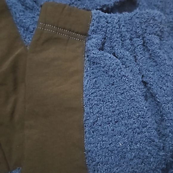 FP movement free people Cuddle Up Fleece Tie Waist joggerBlue/black. Size Sm NWT - Picture 8 of 8